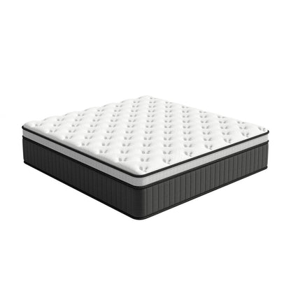 14" Twin Memory Foam Medium Euro Top Hybrid Mattress