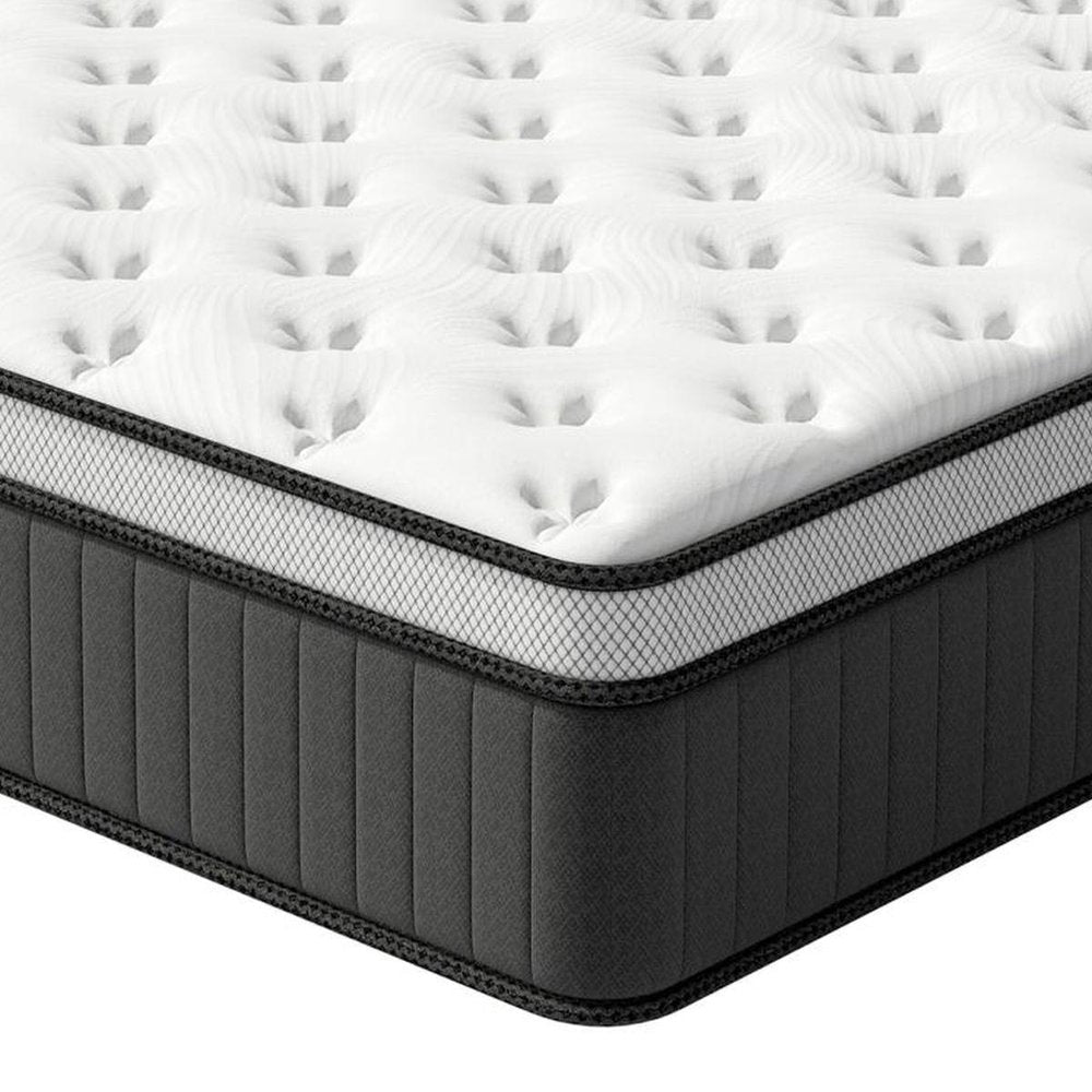 14" Twin Memory Foam Medium Euro Top Hybrid Mattress — view 9