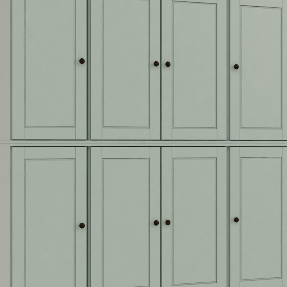 72" Sage Solid Wood 8 Pantry Or Storage Closet — view 5