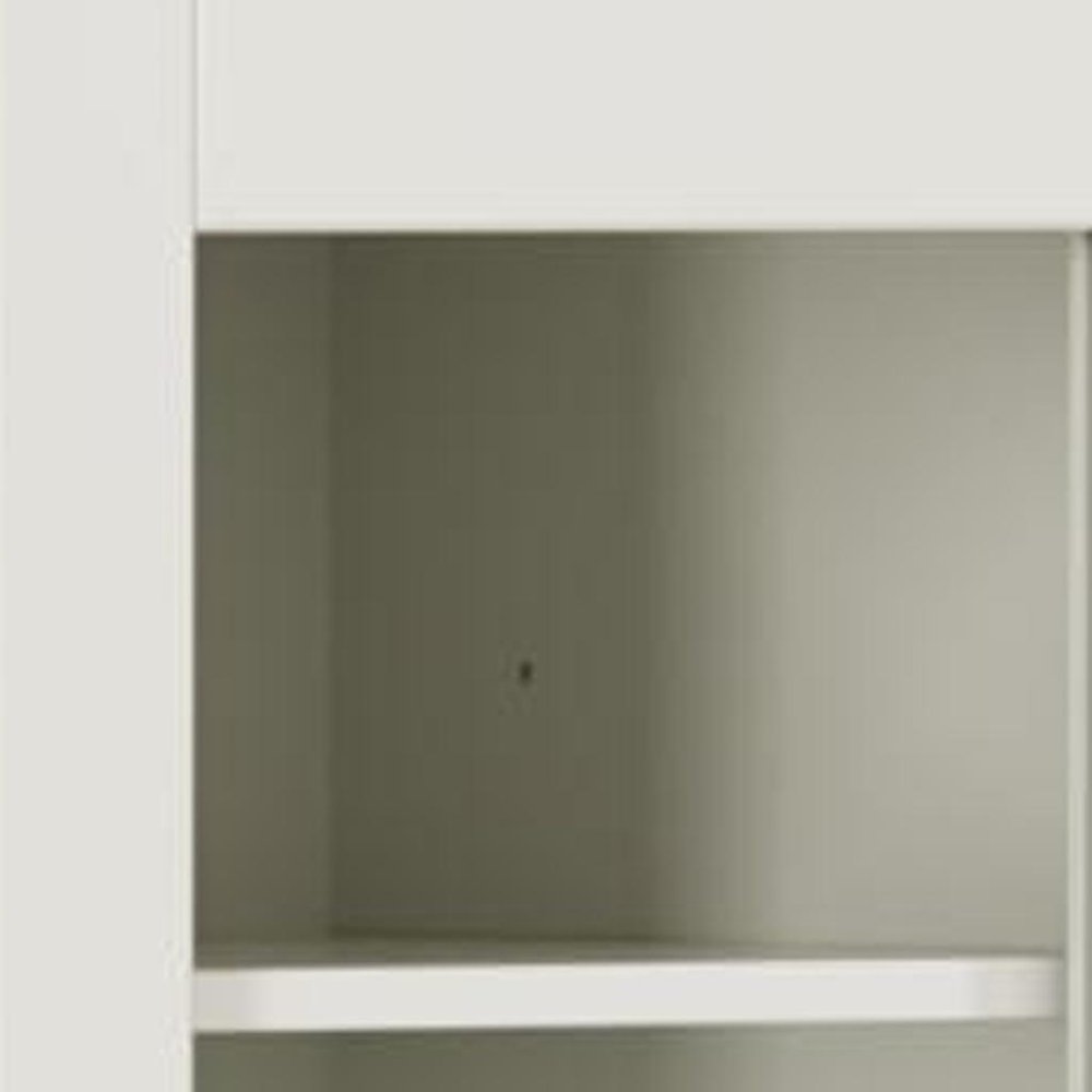 72" Off White Solid Wood 8 Pantry Or Storage Closet — view 3