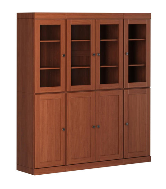 72" Coffee Solid Wood 8 Pantry Or Storage Closet HomeRoots