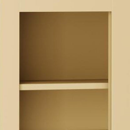 72" Yellow Solid Wood 8 Pantry Or Storage Closet HomeRoots