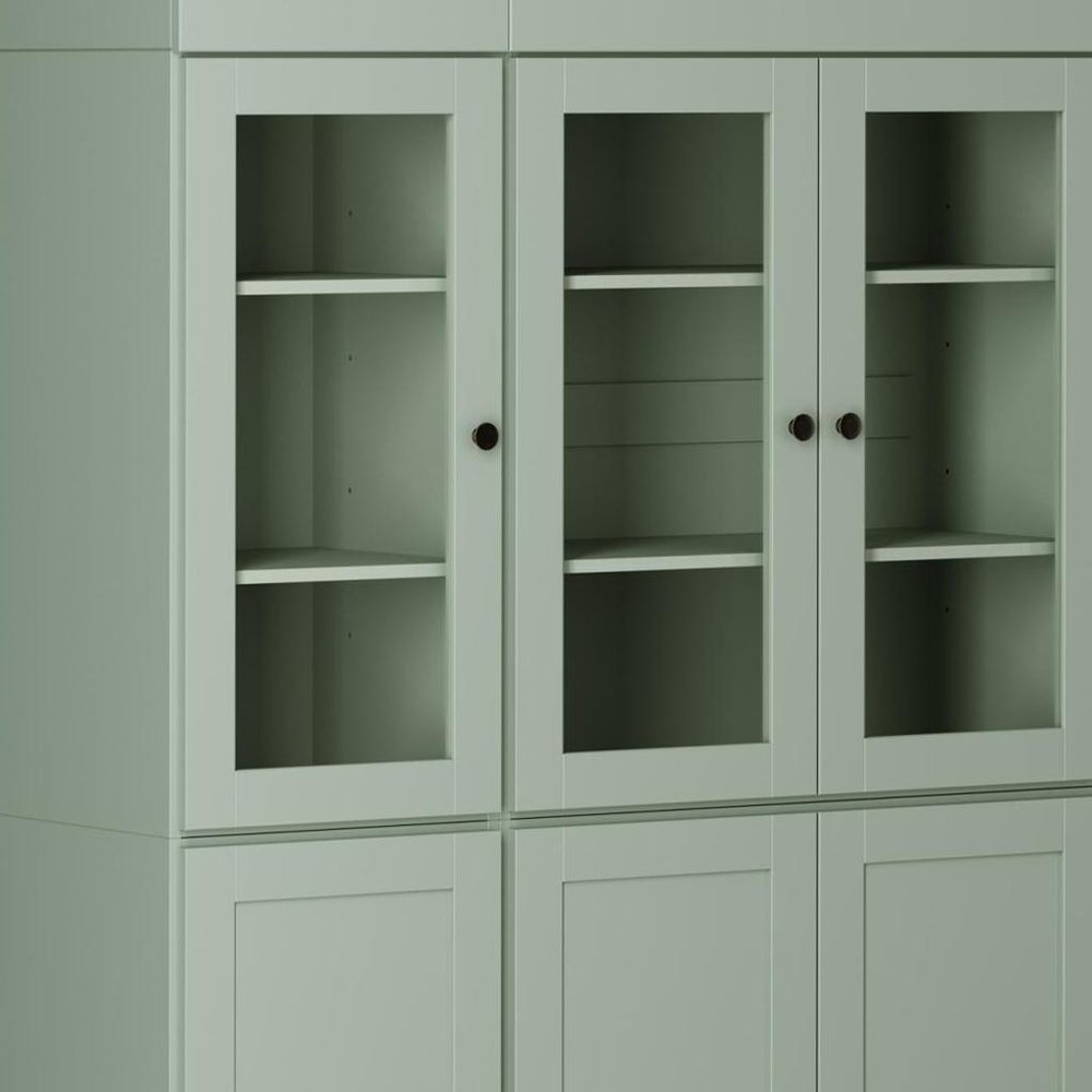 72" Sage Solid Wood 8 Pantry Or Storage Closet — view 3