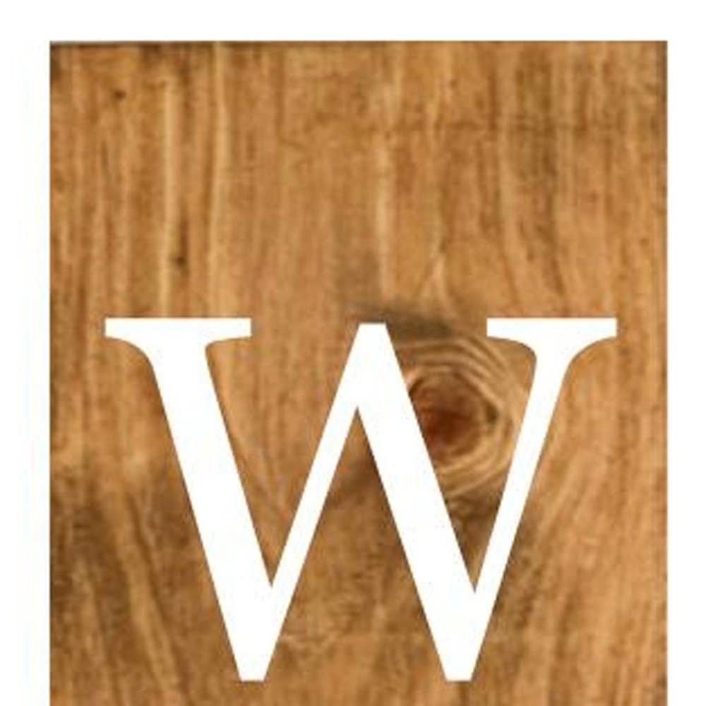 47" Natural And White Solid Wood Welcome Porch Sign HomeRoots
