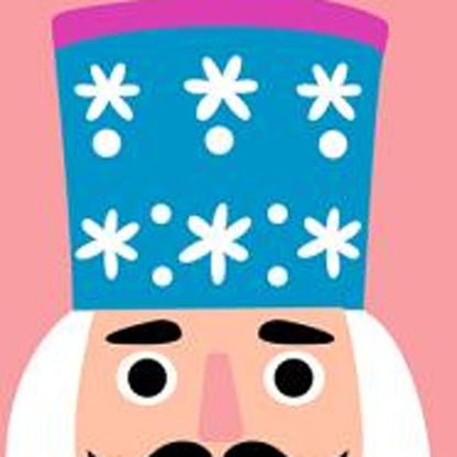 47" Blue And Pink Solid Wood Tis The Season Christmas Nutcracker Porch Sign HomeRoots