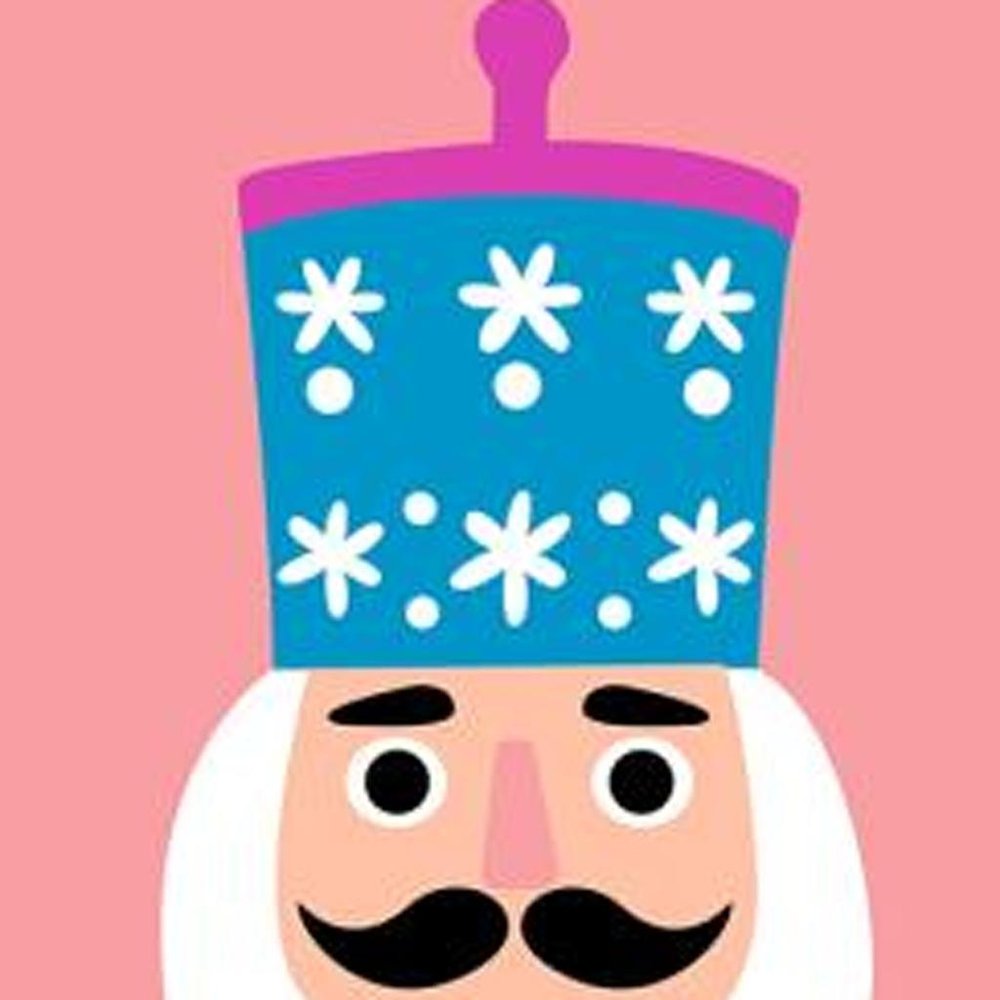 47" Blue And Pink Solid Wood Tis The Season Christmas Nutcracker Porch Sign HomeRoots