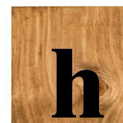 59" Black And Natural Solid Wood Wildflowers Hello Porch Sign HomeRoots