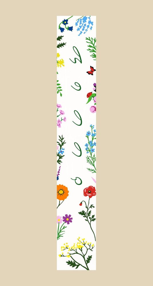 47" Green And White Solid Wood Floral Bouquet Hello Porch Sign — view 6