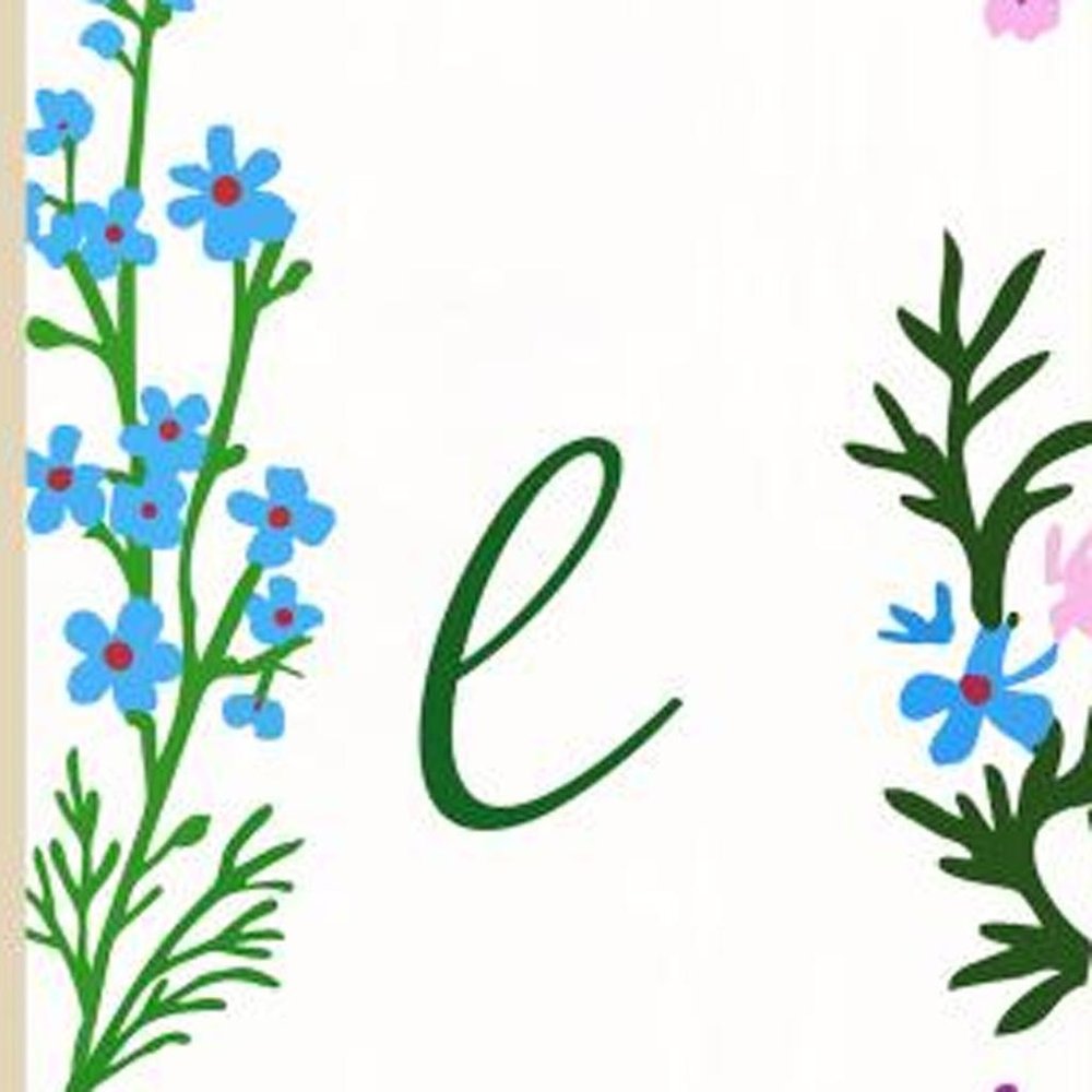 59" Green And White Solid Wood Floral Bouquet Hello Porch Sign HomeRoots