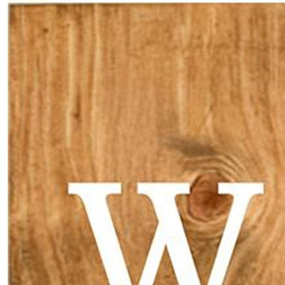 47" Green Natural And White Solid Wood Welcome Porch Sign HomeRoots