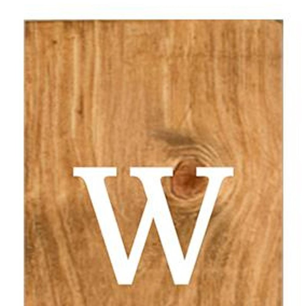 59" Green Natural And White Solid Wood Welcome Porch Sign HomeRoots