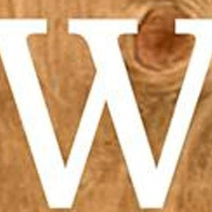 59" Green Natural And White Solid Wood Welcome Porch Sign