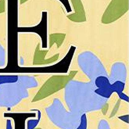 59" Black Blue Cream And Green Solid Wood Daisies Welcome Porch Sign HomeRoots