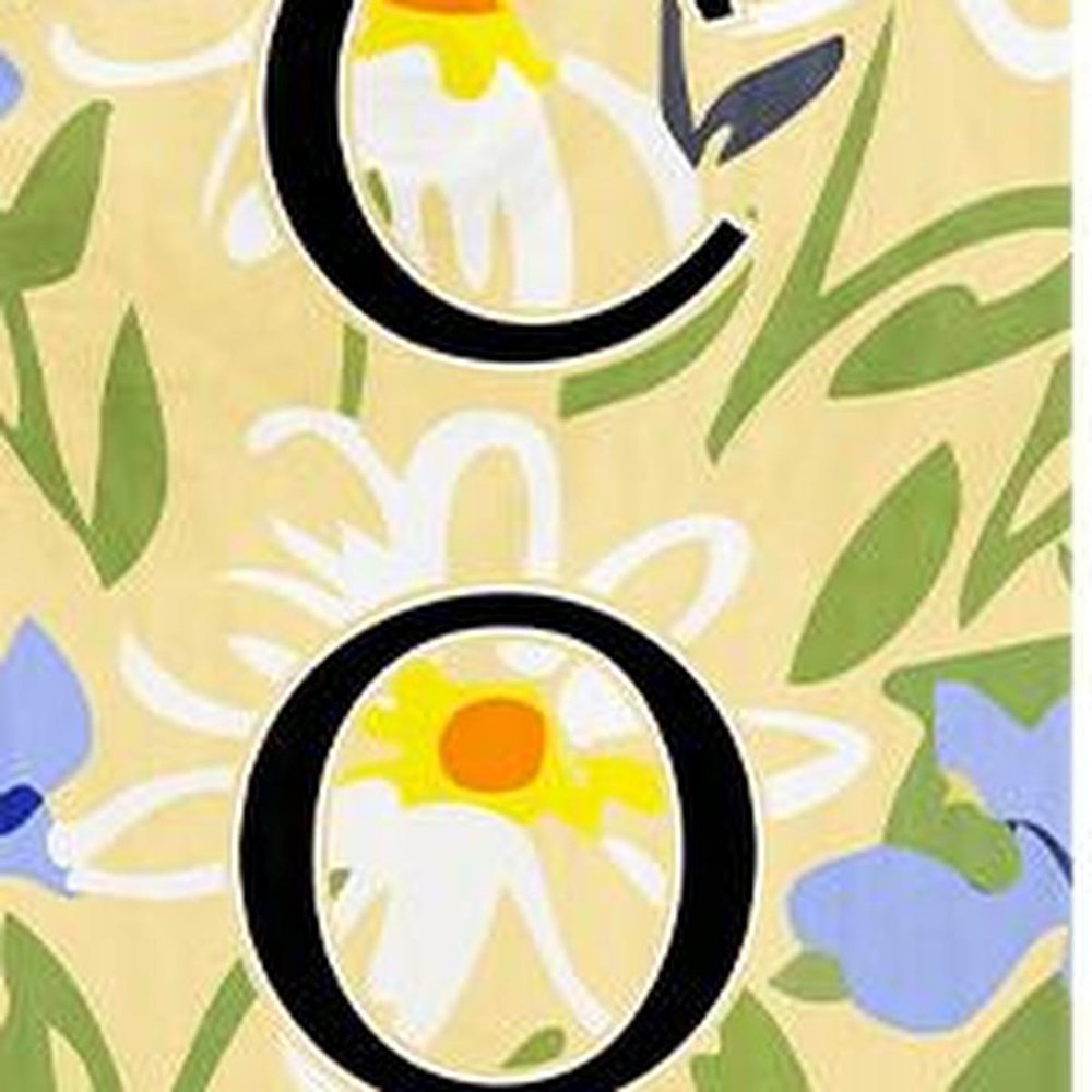 59" Black Blue Cream And Green Solid Wood Daisies Welcome Porch Sign — view 6