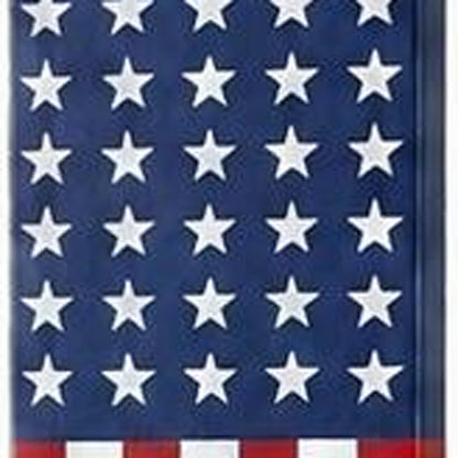 47" Red White And Blue Stars And Stripes Solid Wood Porch Sign HomeRoots