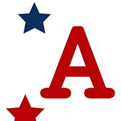 59" Red White And Blue Solid Wood God Bless America Porch Sign HomeRoots