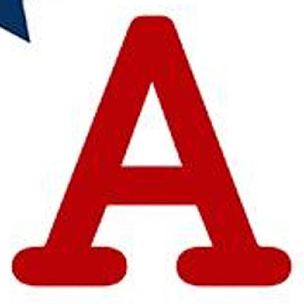 59" Red White And Blue Solid Wood God Bless America Porch Sign — view 6