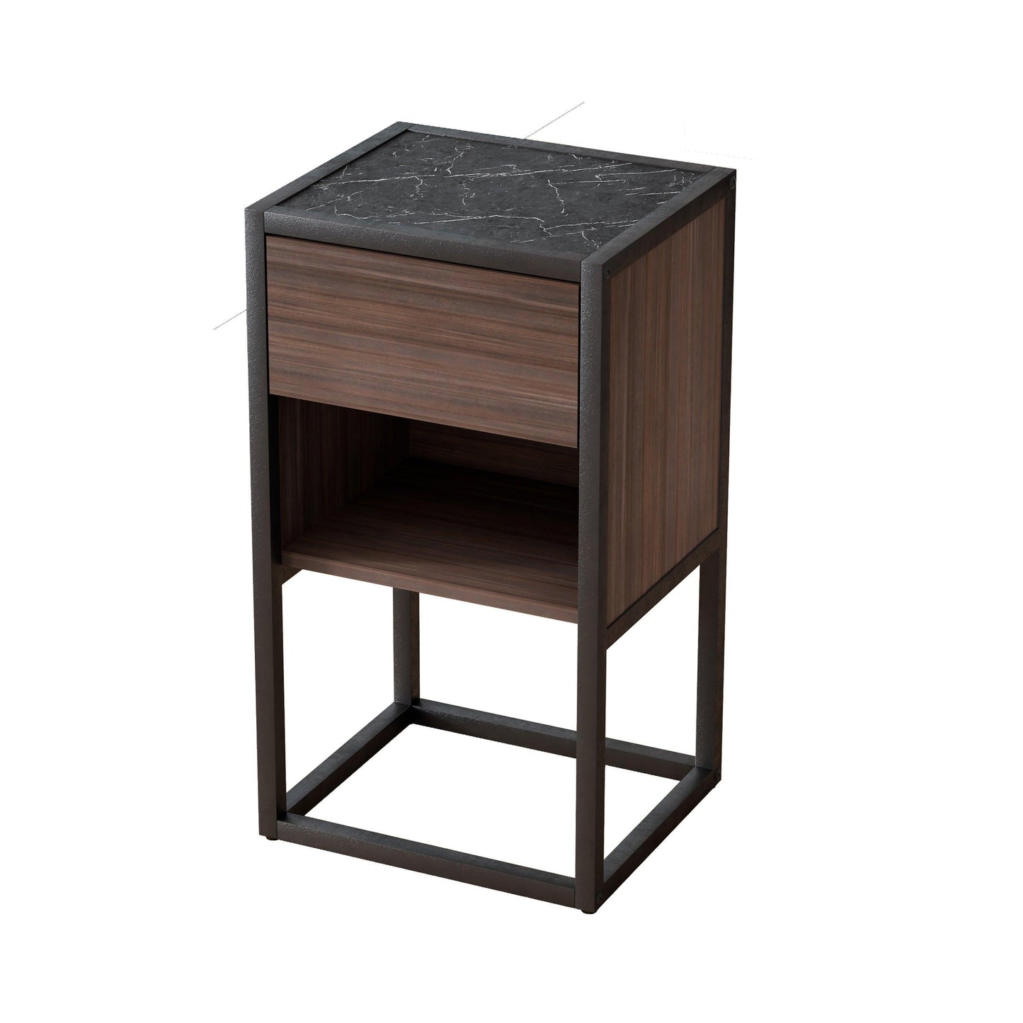 Armando Living Room Side Cabinet Corner Cabinet Bedroom Night Stand - FurniFindUSA