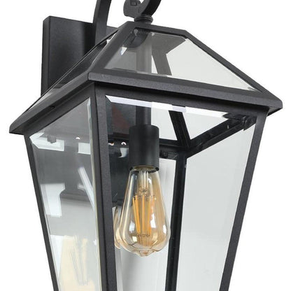Black Transparent Outdoor Hanging Light HomeRoots