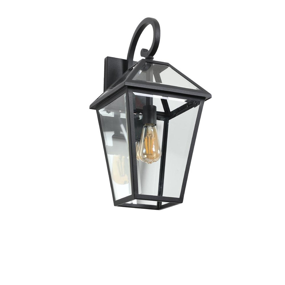 Black Transparent Outdoor Hanging Light — view 1