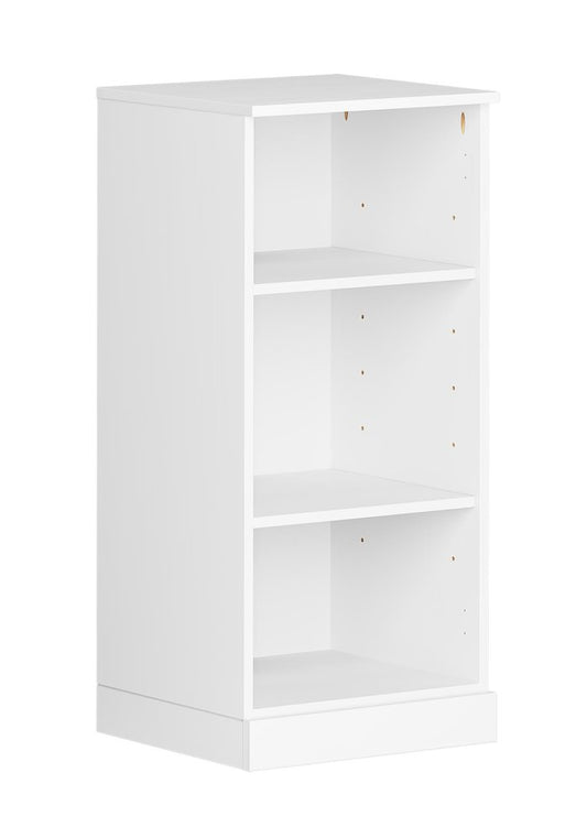 36" Sage Solid Wood Adjustable Three Tier Library Bookcase