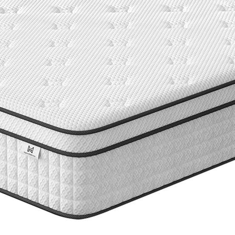 12" Queen Gel Memory Foam Check Medium Hybrid Mattress — view 11
