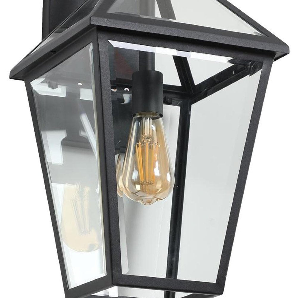 Black Transparent Outdoor Hanging Light — view 4