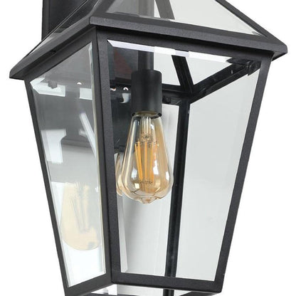 Black Transparent Outdoor Hanging Light HomeRoots