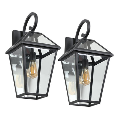 Black Transparent Outdoor Hanging Light HomeRoots