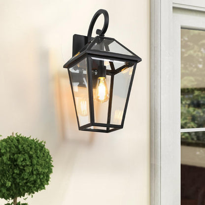Black Transparent Outdoor Hanging Light HomeRoots