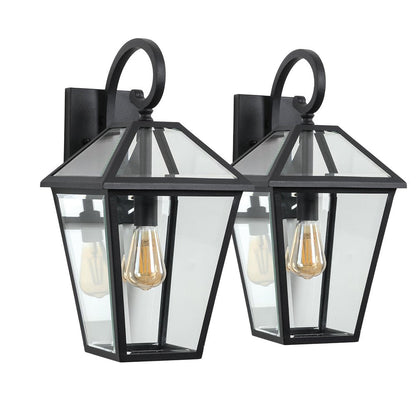 Black Transparent Outdoor Hanging Light HomeRoots