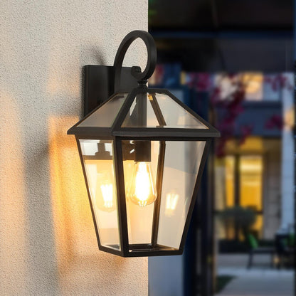 Black Transparent Outdoor Hanging Light HomeRoots