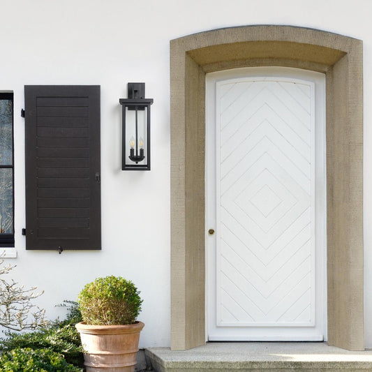Black Transparent Outdoor Hanging Light HomeRoots
