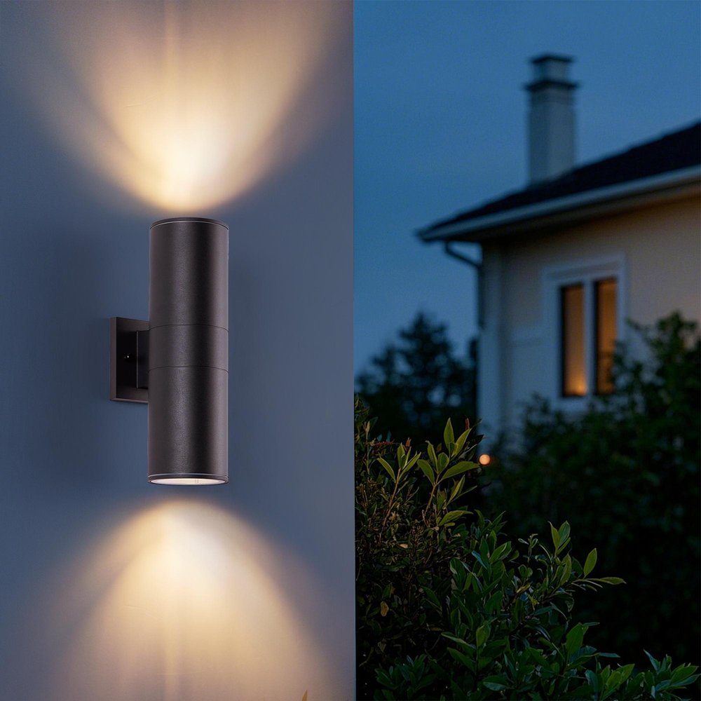 Black Transparent Outdoor Hanging Light HomeRoots