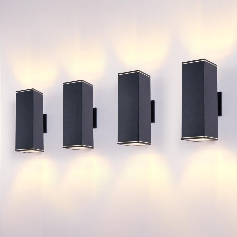 Black Transparent Outdoor Hanging Light — view 4