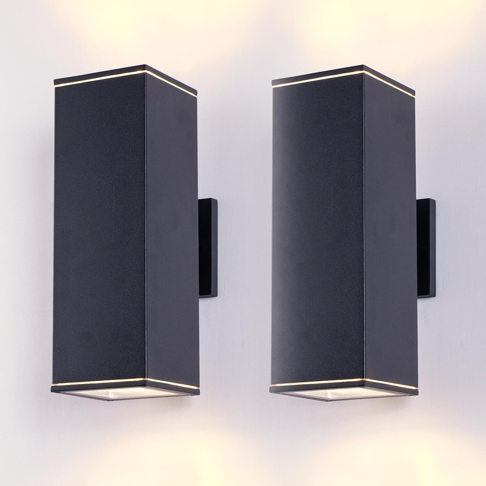 Black Transparent Outdoor Hanging Light — view 1