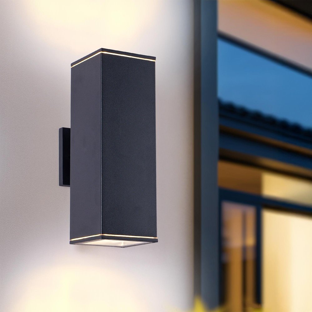 Black Transparent Outdoor Hanging Light HomeRoots