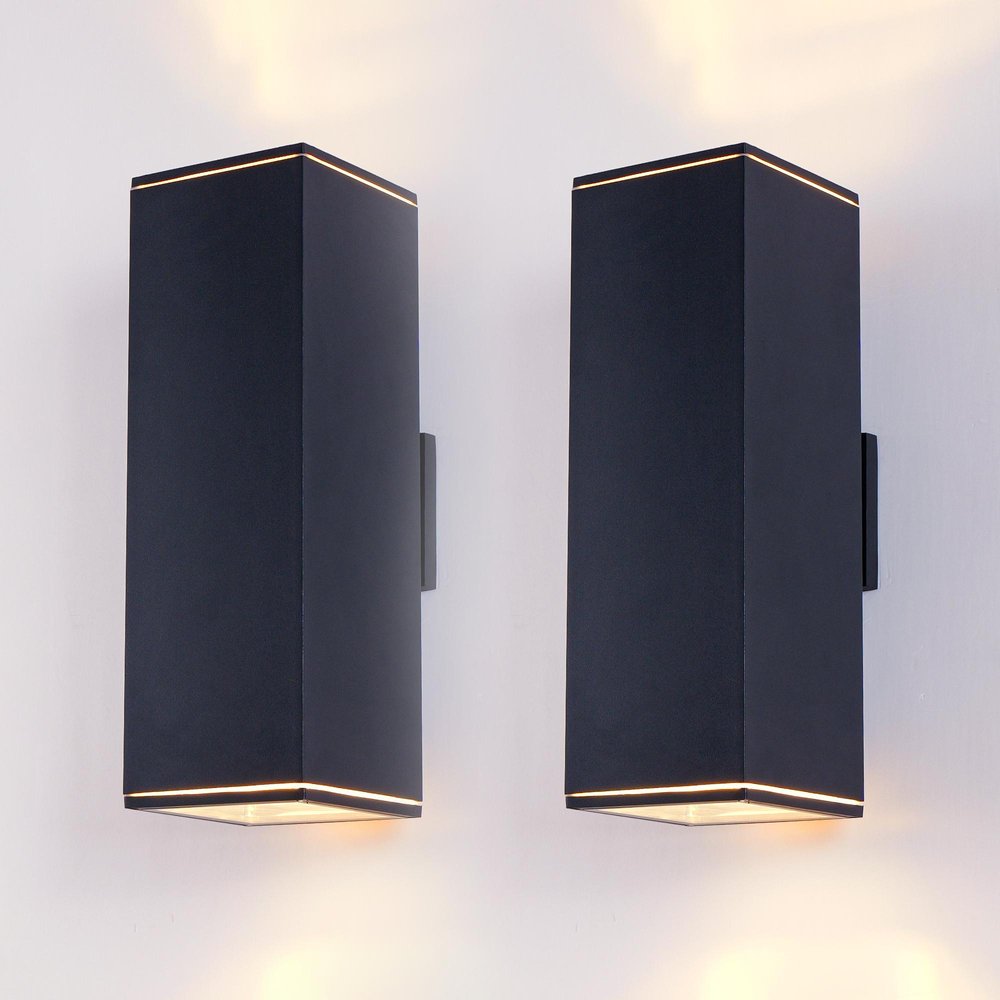 Black Transparent Outdoor Hanging Light — view 3