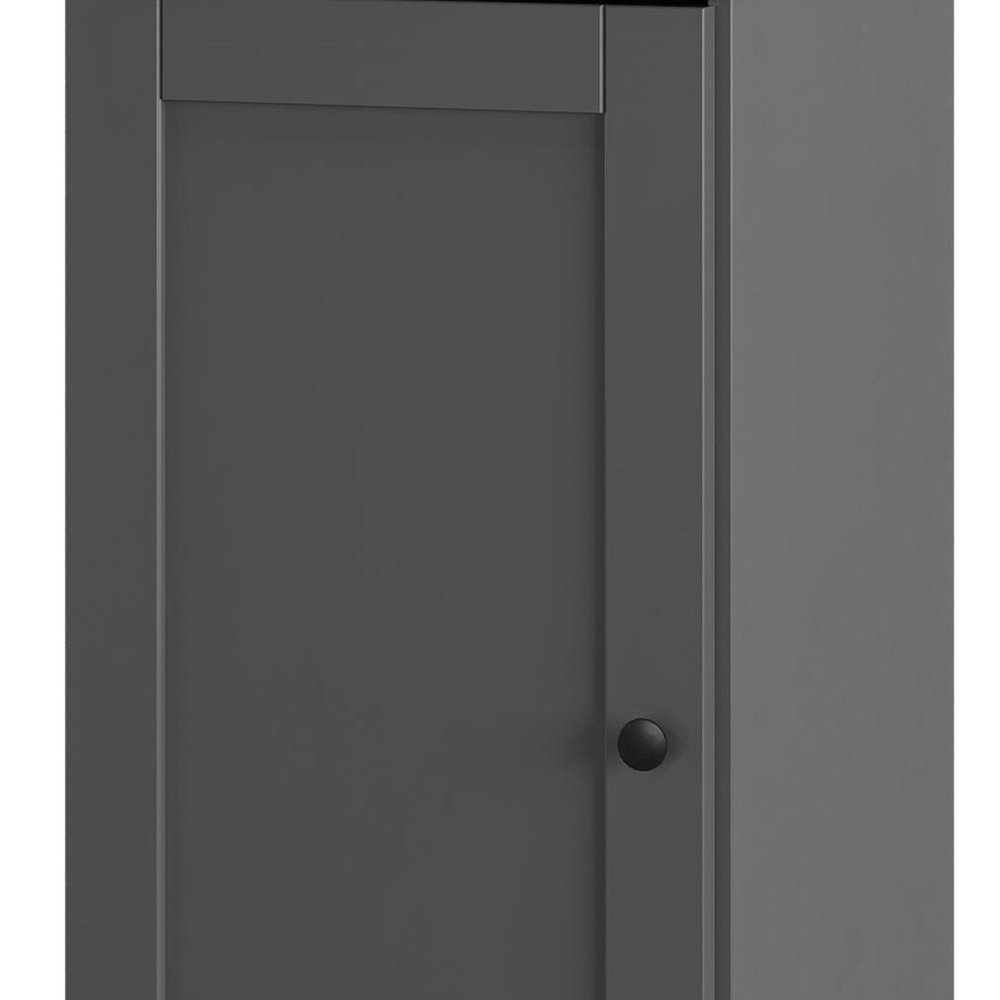 Gray Ten Pair Solid WoodShoe Storage Cabinet HomeRoots