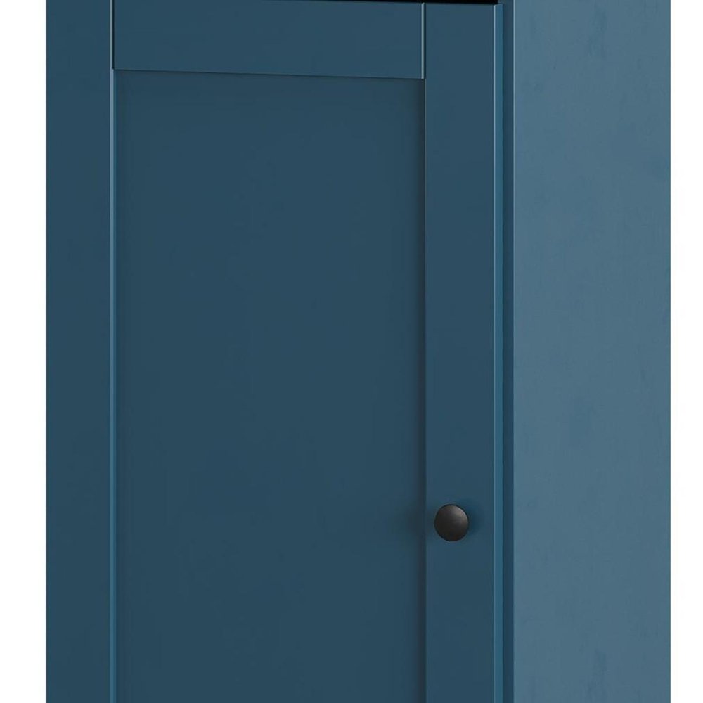 Teal Blue Ten Pair Solid WoodShoe Storage Cabinet HomeRoots