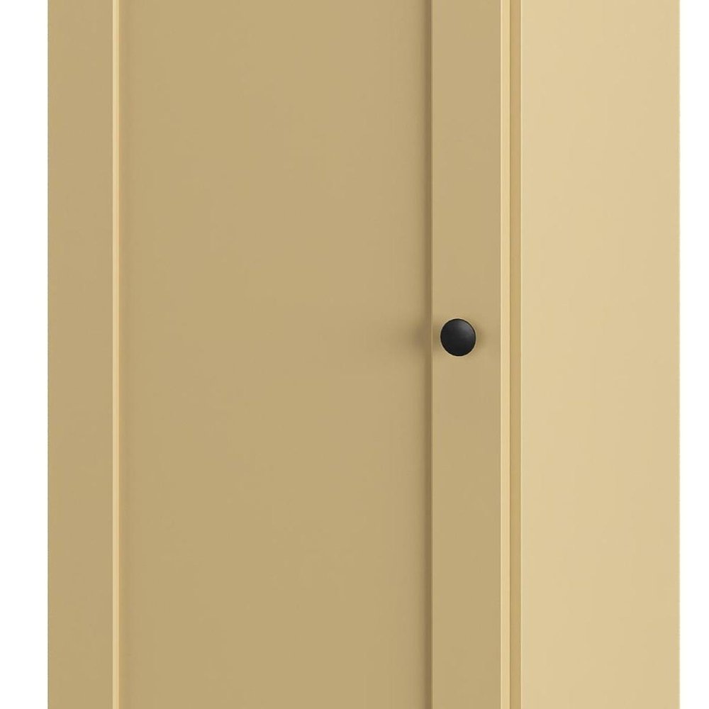 Yellow Ten Pair Solid WoodShoe Storage Cabinet