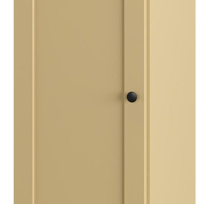 Yellow Ten Pair Solid WoodShoe Storage Cabinet