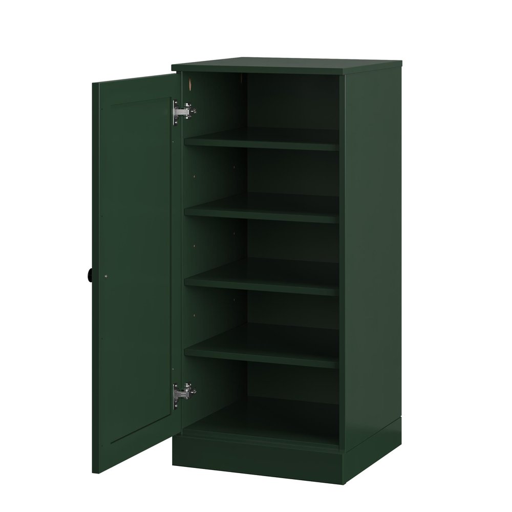 Green Ten Pair Solid WoodShoe Storage Cabinet HomeRoots
