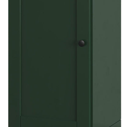 Green Ten Pair Solid WoodShoe Storage Cabinet
