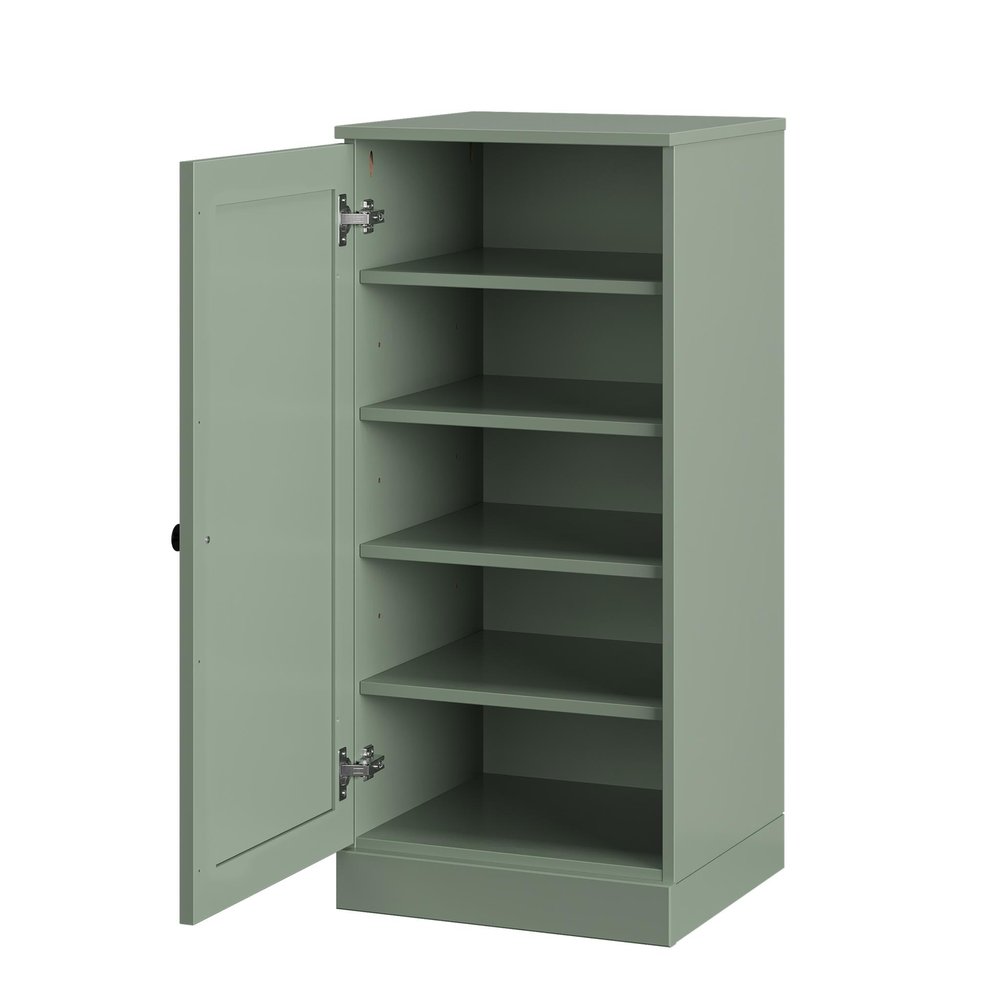 Sage Ten Pair Solid WoodShoe Storage Cabinet — view 2