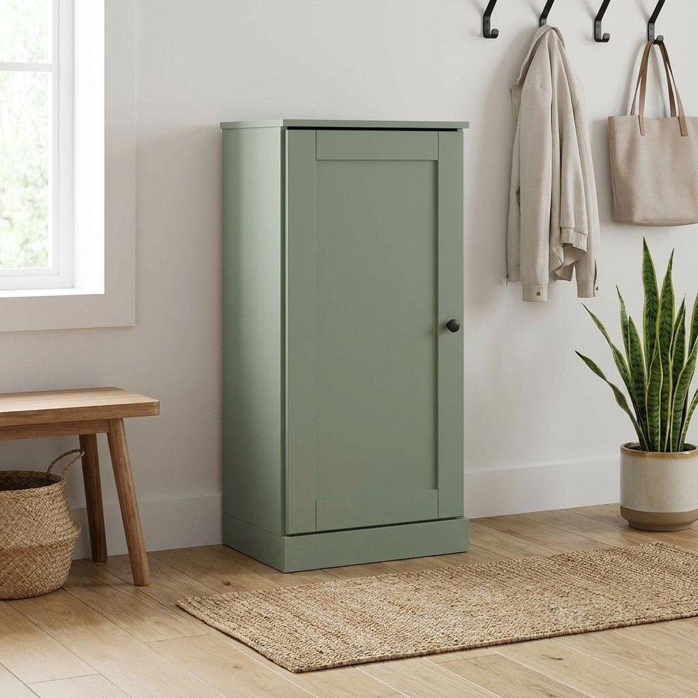 Sage Ten Pair Solid WoodShoe Storage Cabinet — view 5