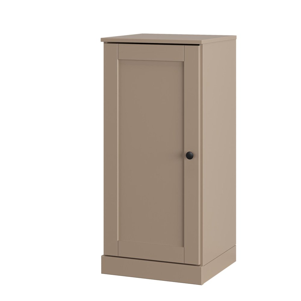 Beige Ten Pair Solid WoodShoe Storage Cabinet — view 1