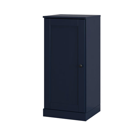 Navy Blue Ten Pair Solid WoodShoe Storage Cabinet HomeRoots