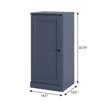 French Blue Ten Pair Solid WoodShoe Storage Cabinet HomeRoots