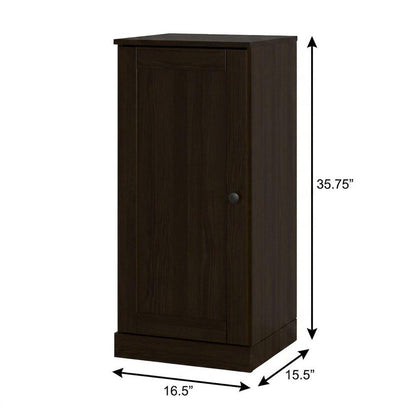 Espresso Ten Pair Solid WoodShoe Storage Cabinet HomeRoots